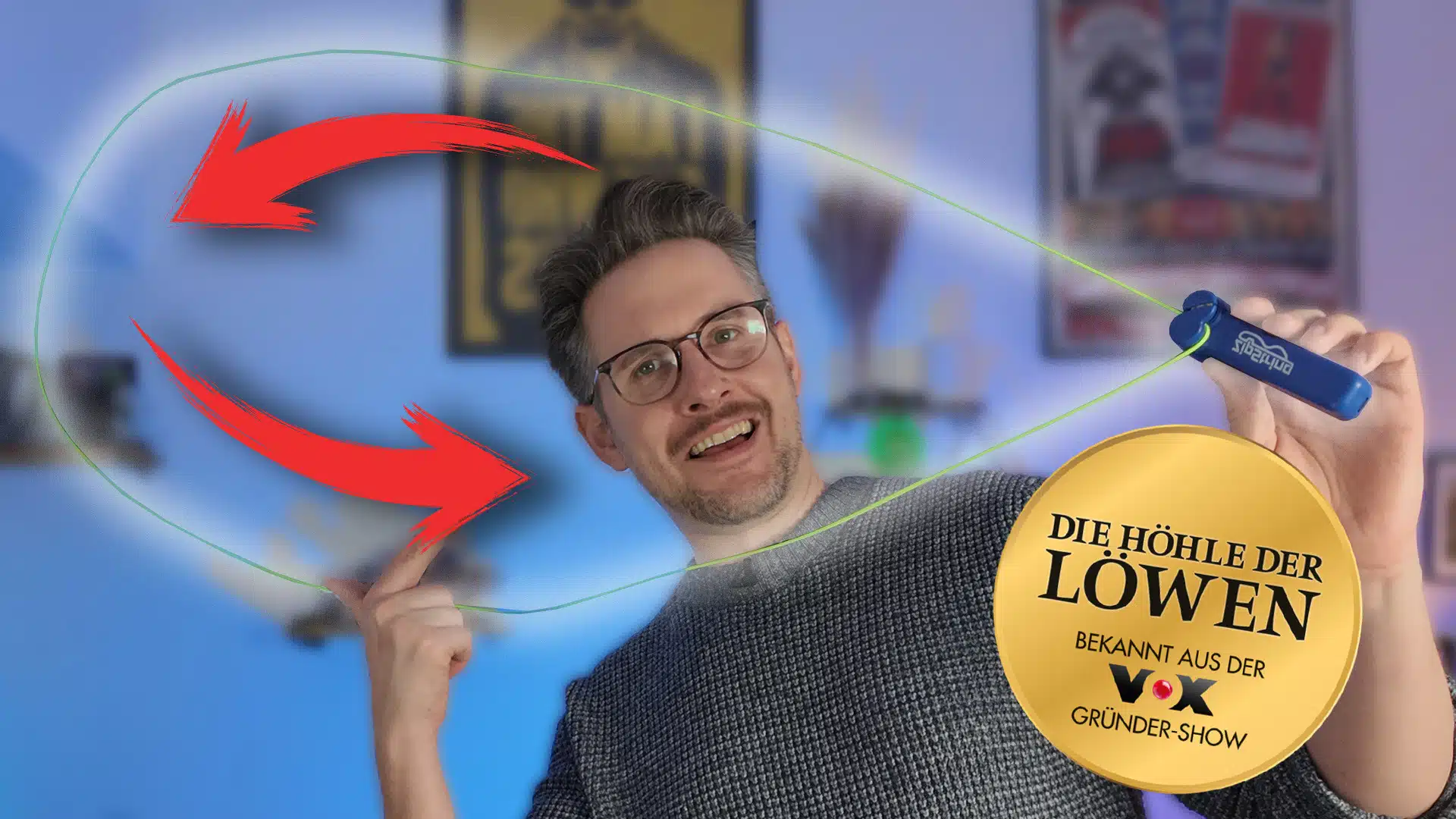 Lukas mit ZipString aus Höhle der Löwen