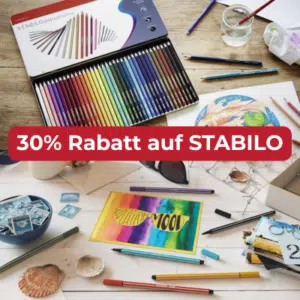 Thumbnail 30% STABILO Gutschein bei eBay: Buntstifte &amp; Marker extrem günstig