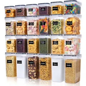 Thumbnail Endlich Schluss mit dem Küchen-Chaos! 💪 24 Vorratsdosen, 3 verschiedene Größen, für 29,93€! 😀