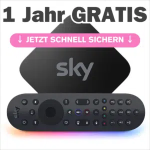 Thumbnail 🚀 Sky TV 1 Jahr GRATIS: Free-TV in HD geschenkt + Sky Stream Box komplett kostenlos (Smart TV mit Apps für Netflix, Disney+, RTL+, YouTube & Co.)