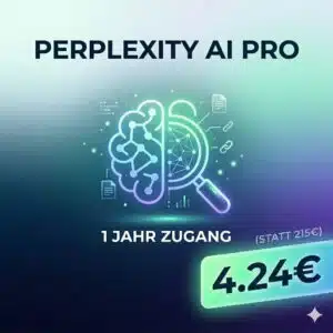1 Jahr Perplexity AI Pro für 4,24€