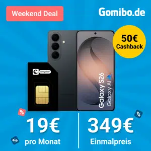 Thumbnail *Brandneu &amp; eff. GRATIS* 🔥 Samsung Galaxy S26 (512GB) für 349€ + 30GB LTE/5G Telekom Allnet für 19€/Monat + 50€ Gutschein + 50€ Cashback + 10€ Wechselbonus + 0€ AG (congstar Allnet Flat S)