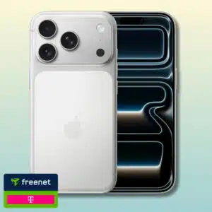 Apple iPhone 17 Pro, unten links freenet Vodafone Logo