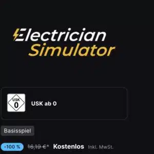 Thumbnail ⚡ Gratis: Electrician Simulator kostenlos bei Epic Games sichern!