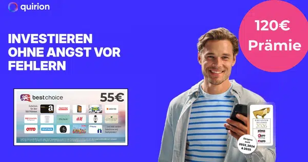 quirion: ETF-Sparplan mit 175€ Prämien! 🤯 🥳🚀