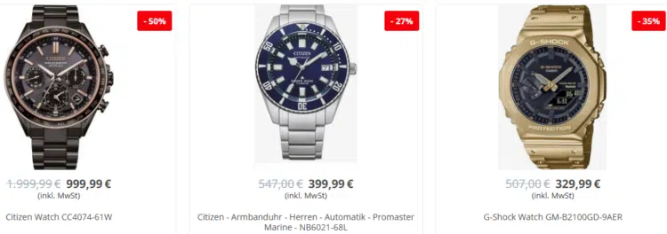 Dealclub: Armbanduhren & Fitnesstracker im Sale