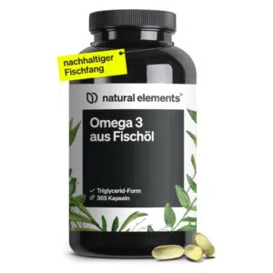 Thumbnail Vorrat für 6 Monate! natural elements Omega-3 Kapseln (365 Stück) aus nachhaltigem Fischfang für 21,37€! 🐟