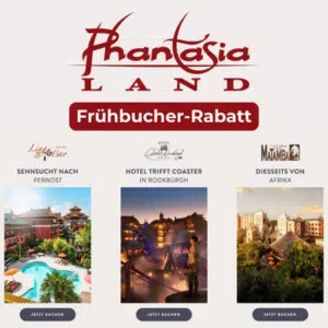 Thumbnail Phantasialand Frühbucher: Bis zu 45% Rabatt auf Erlebnishotels!