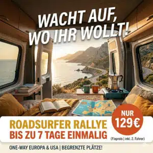 Thumbnail 🚐 roadsurfer Rallye: 7 Tage Camper-Roadtrip durch Europa für nur 129€