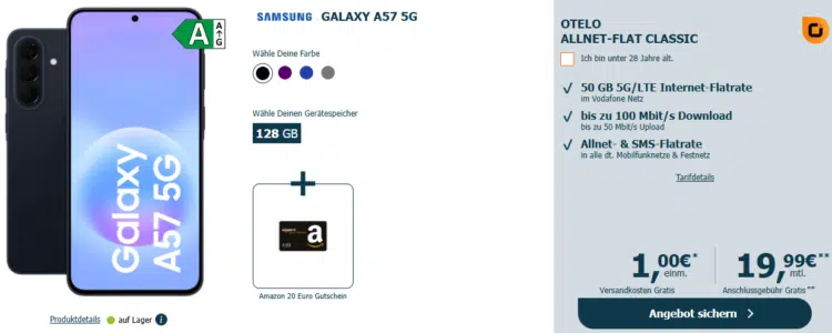 Samsung Galaxy A57 Handytarif
