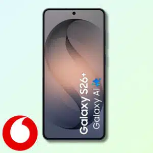 Samsung Galaxy S26+, unten links Vodafone-Logo