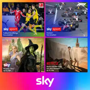 Thumbnail Ein Abo, alles drin + 80€ Bonus von DealDoktor: Sky Komplett inkl. Sport, Bundesliga, Filme, Netflix & Paramount+ 💰 GÜNSTIGER wird’s nicht!