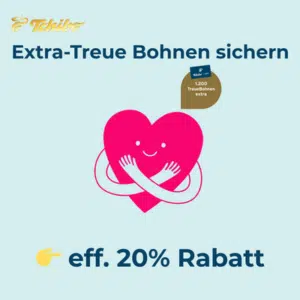 Thumbnail 💗 12€ Tchibo Gutschein: 1.200 TreueBohnen geschenkt