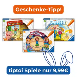Geschenkidee zu Ostern Tip toi Spiele