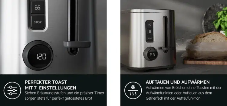 Toaster AEG Deli 5 T5-1-4ST