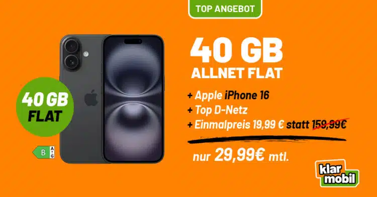 iPhone 16 Handytarif