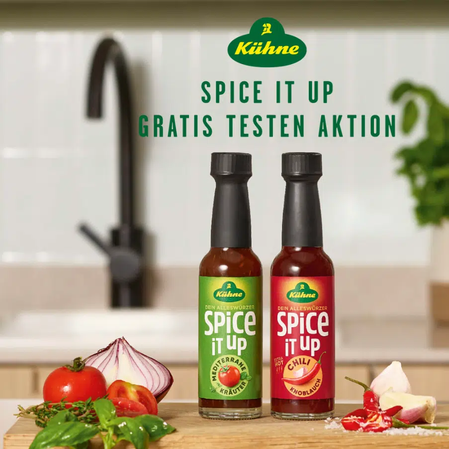 Kühne Spice It up gratis testen! 😀