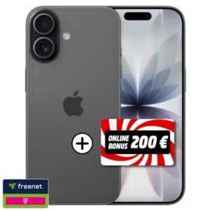 Thumbnail Fette Ersparnis dank 200€ Cashback + 50€ Wechselbonus 🍏 Apple iPhone 17 (256GB) für 169€ + 30GB 5G Telekom Allnet für 34,98€/ Monat 🎁 2. SIM-Karte mit 10GB o2 Allnet geschenkt (freenet)
