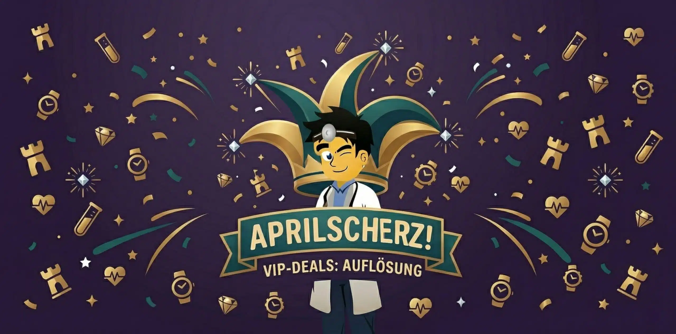Aprilscherz bei DealDoktor - VIP-Deals - Auflösung