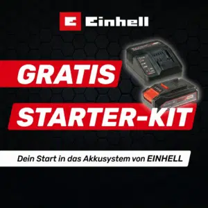 Thumbnail Gratis Einhell Starter-Kit beim Kauf eines Aktionsprodukts!