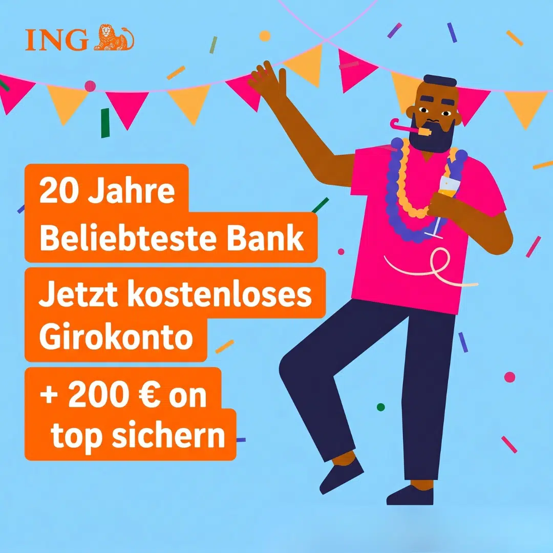 🤑 ING Girokonto mit 200€ Startguthaben + Tagesgeld mit 3,20% Zinsen p. a. für 4 Monate - Das beste Girokonto auf dem Markt?!