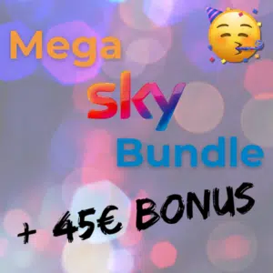 Thumbnail Sky Bundle eff. 3 Monate gratis 📺 Sky Filme & Serien, Netflix, Paramount+ & Sport für 14,99€ + 45€ Gutschein 😍