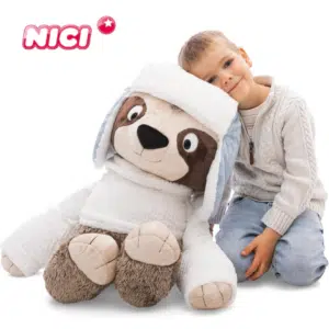 Thumbnail 🦥 NICI Kuscheltier Faultier Izzy Icetumbler mit Mütze 70cm groß für 60€ (statt 81€)