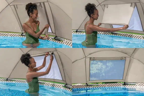 Bestway Steel Pro Max Frame Pool Komplett-Set mit Filterpumpe