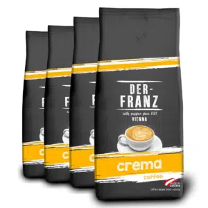 Thumbnail Nur 10,99€ pro Kilo?!! 🤯 4kg Der-Franz Crema Kaffee, ganze Bohnen, für nur 43,96€! 😀