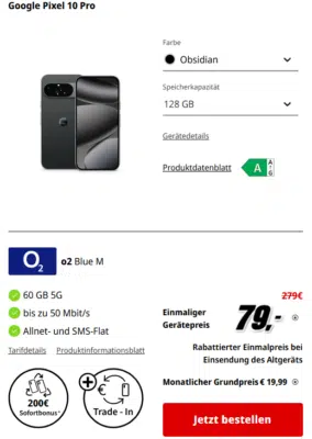 Google Pixel 10 Pro Handytarif