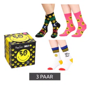 Thumbnail 😃 Happy Socks mit Smiley-Prints im 3er-Set für 14,94€
