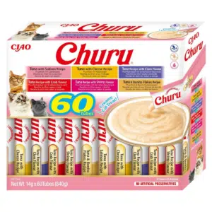 Thumbnail 33% Ersparnis! 😻 INABA Churu Katzen Schleckies im 60er Pack für 19,50€! 😀 Getreidefrei, heiß geliebt & top für trinkfaule Katzen! 🐈‍⬛