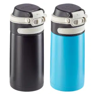 Thumbnail Leifheit Thermobecher 350ml: 100% dicht, BPA-frei, hält Getränke bis 18 Stunden kalt oder bis 6 Stunden heiß! 🚀 Nur 10€ in Schwarz oder Hellblau! 😀