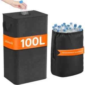 Thumbnail Endlich Ordnung beim Pfand statt Flaschen, die überall rumstehen! 😀 Lifewit 100L Sammelbehälter jetzt nur 18,95€! 🚀
