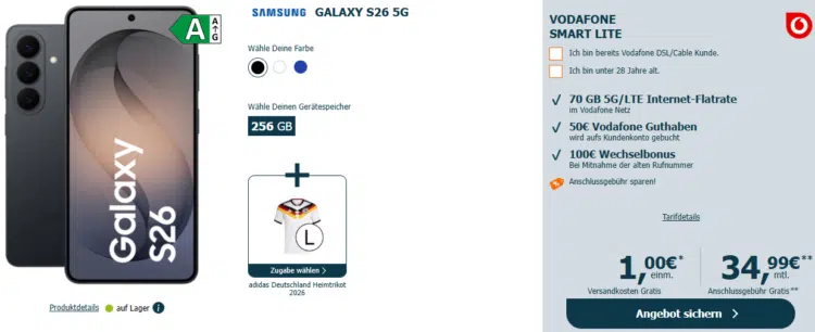 Samsung Galaxy S26 Handytarif
