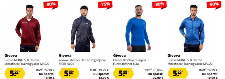 SportSpar Givova Ausverkauf