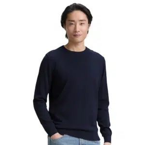 Thumbnail Antizyklisch kaufen und SATT sparen! 🚀 TOM TAILOR Crewneck Strickpullover in Navy Melange für 14,25€??! 😮 Aus 100% Baumwolle - in diversen Größen!