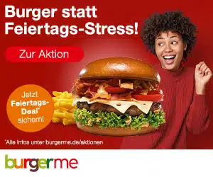 Thumbnail burgerme Gutscheine: 10% Rabatt &amp; Gratis-Pommes für die Feiertage!