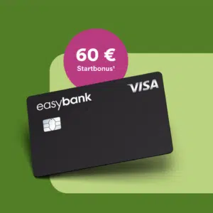 Thumbnail NOCH BESSER 🔥 60€ Bonus: easybank Visa Kreditkarte – Dauerhaft kostenlos!