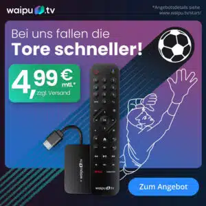 Thumbnail 🇩🇪 Als Erster die WM-Tore sehen ⚽️ TV inkl. waipu.tv Stick nur 4,99€ (besser als FireTV Stick!)