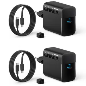 Thumbnail Nur 12,99€ pro Lade-Set! 📲 Anker 45W USB-C Schnellladegerät inkl. Kabel im starken Doppelpack! 😀