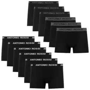 Thumbnail Nur 2,71 pro Stück! 😀 Antonio Rossi Herren Boxer-Hipster, 12er-Pack in Schwarz, für 32,46€: 95% Baumwolle und über 14€ Ersparnis! 🩳 Auch andere Farbkombis günstig!