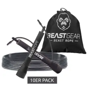 Thumbnail 2,20€ pro Fitness-Springseil! 🫨 Mega-Ersparnis fürs Gruppentraining: 10 BEASTGEAR Speed-Springseile für 21,98€! Perfekt für alle, die nicht allein hüpfen wollen! 😀