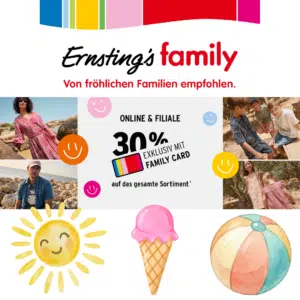 Thumbnail Ernsting's Family: 30% auf das gesamte Sortiment