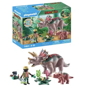 Thumbnail Playmobil Triceratops mit Jungtier für 21,77€ (statt 28€)