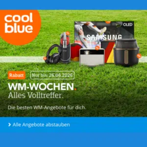 Thumbnail Coolblue WM-Angebote: Top-Deals für TV & Haushalt sichern!