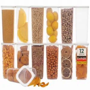 Thumbnail uandu Luftdichtes Vorratsbehälter-Set (12-teilig) – BPA-freie Frischhaltedosen für Küche &amp; Organisation
