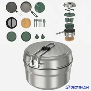 Thumbnail Quechua Camping-Kochset (15-teilig) für 2 Personen ab 29,99€