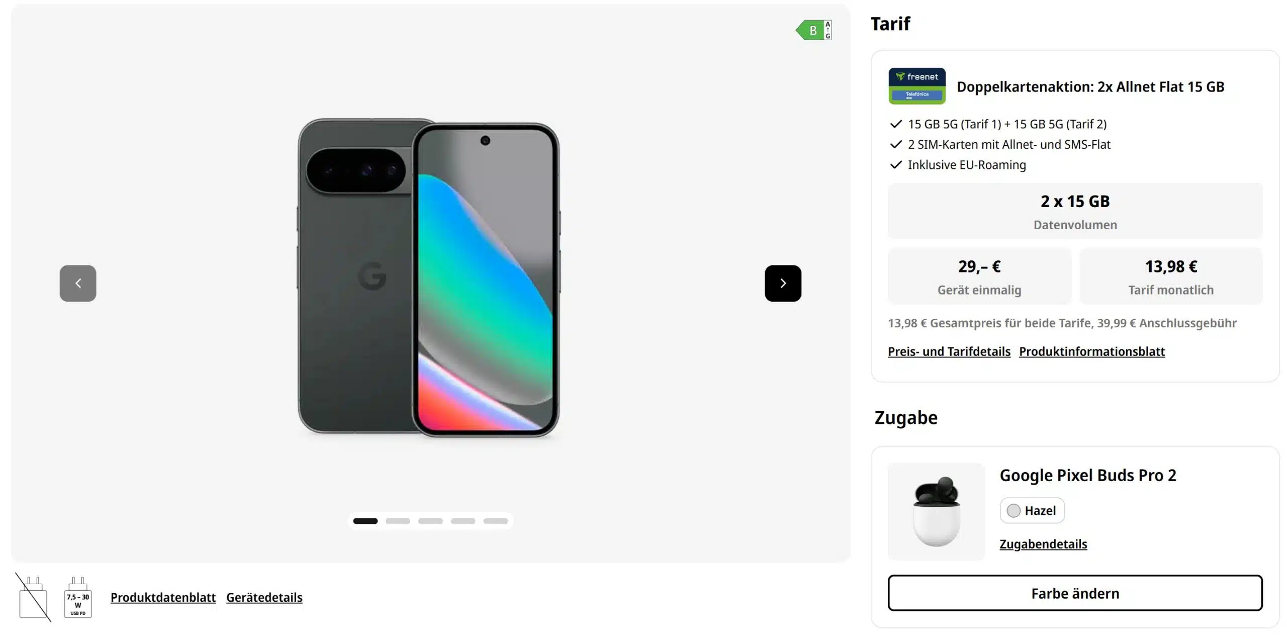 Google Pixel 10 Tarif in der MediaMarkt Tarifwelt