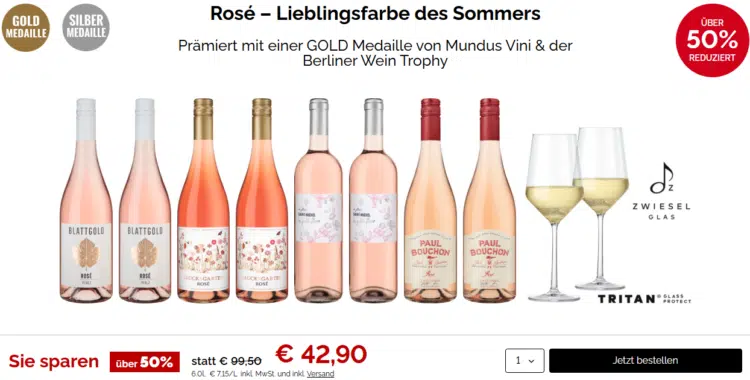 Rosé-Probierpaket